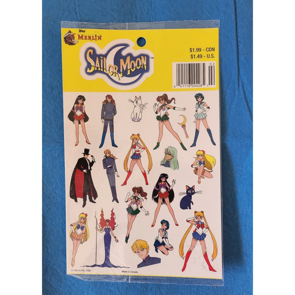 Sailor Moon Stickers 1996 Merlin Mint